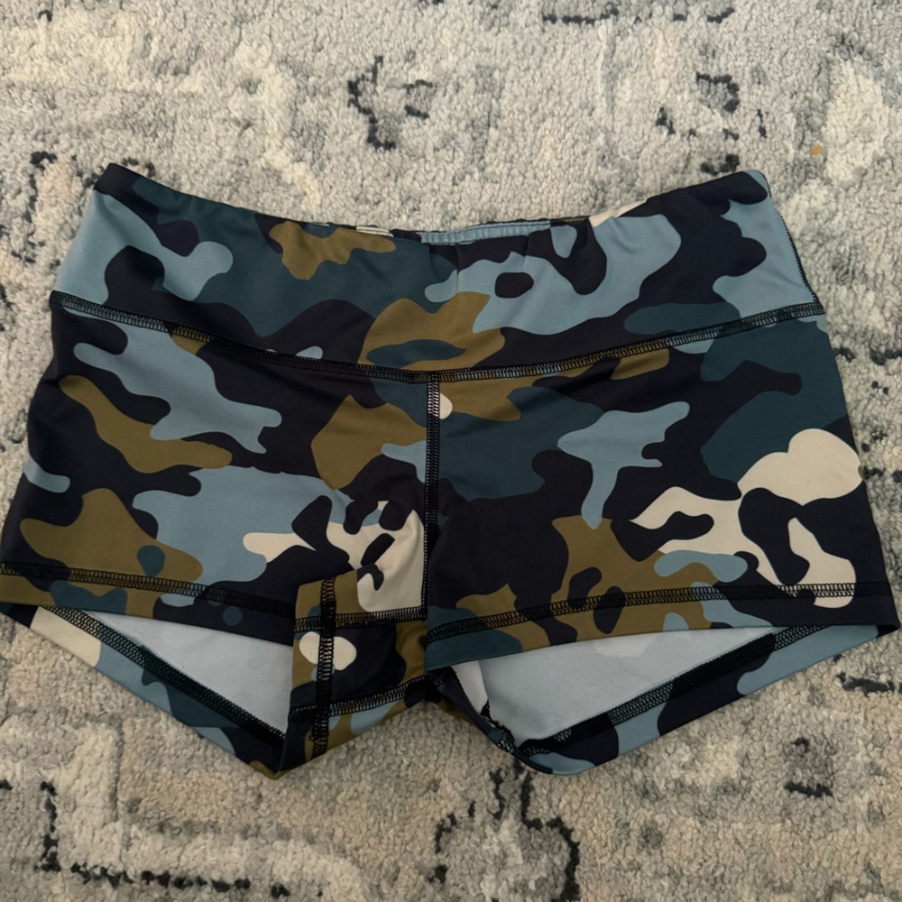 Fleo shorts - blue camouflage